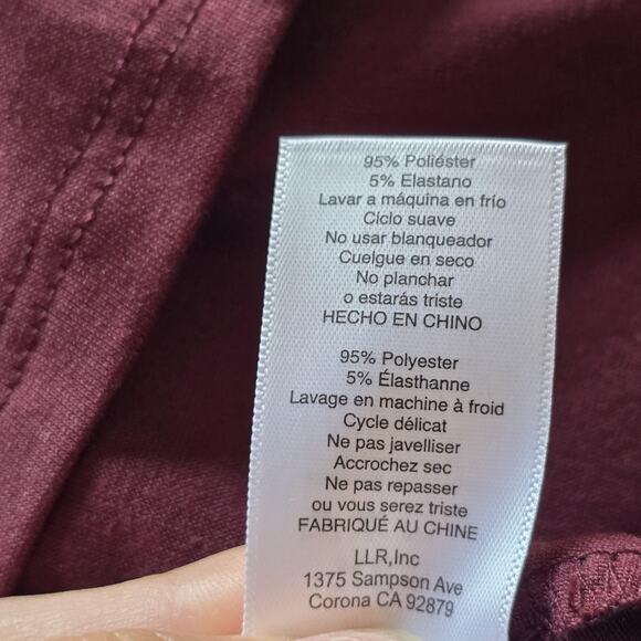 Lularoe Shirt Womens Small Burgundy Jana Short Sleeve V Neck Tunic Stretch NEW - Picture 6 of 9